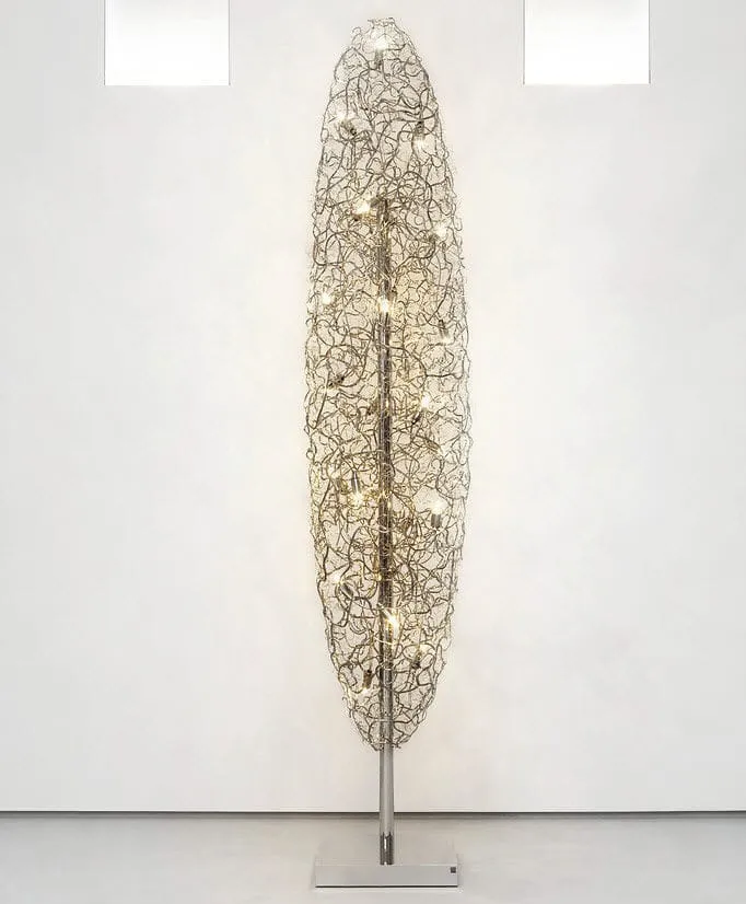 Brand van Egmond Crystal Waters Stehleuchte Nickel – Ausstellungsstück