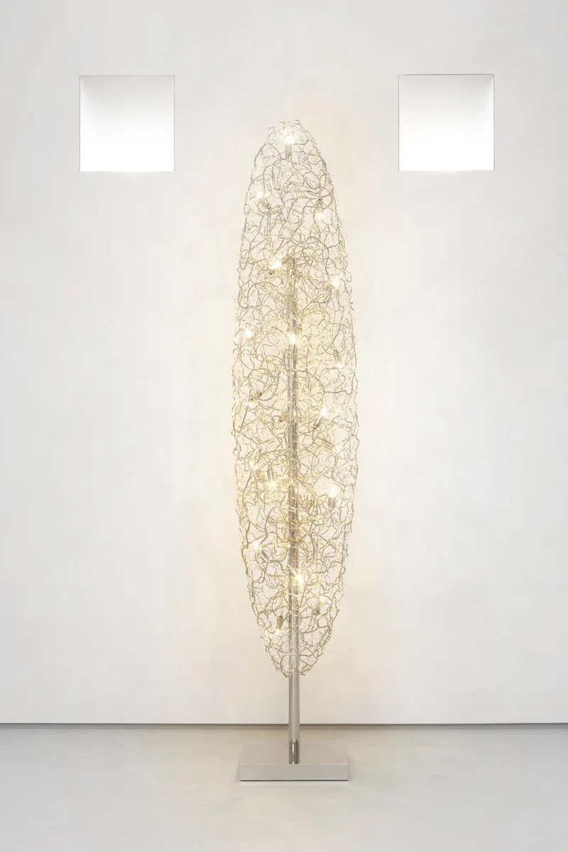 Brand van Egmond Crystal Waters Stehleuchte Nickel – Ausstellungsstück