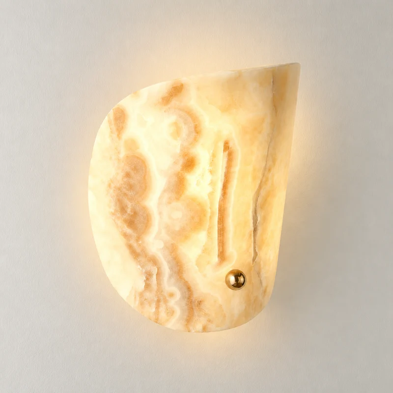 Natural Jade Wall Sconce | CLSSQ61