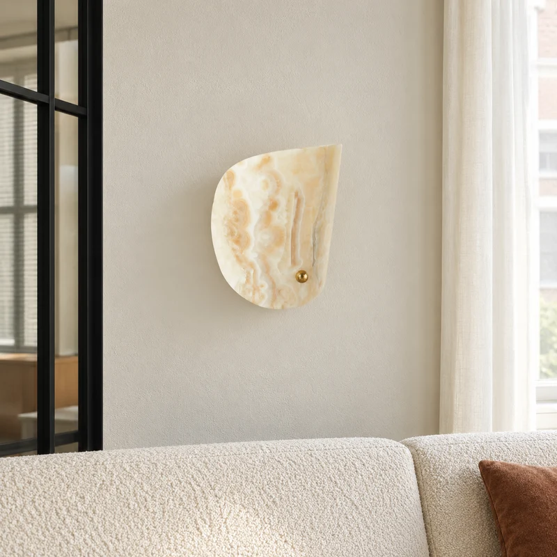 Natural Jade Wall Sconce | CLSSQ61