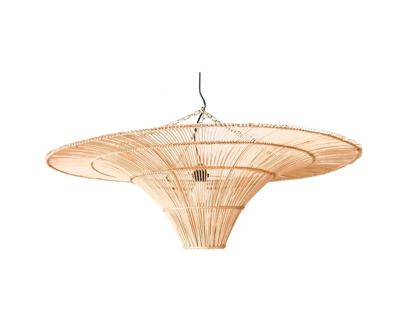 Pendelleuchte Sky natur 110 cm Rattan