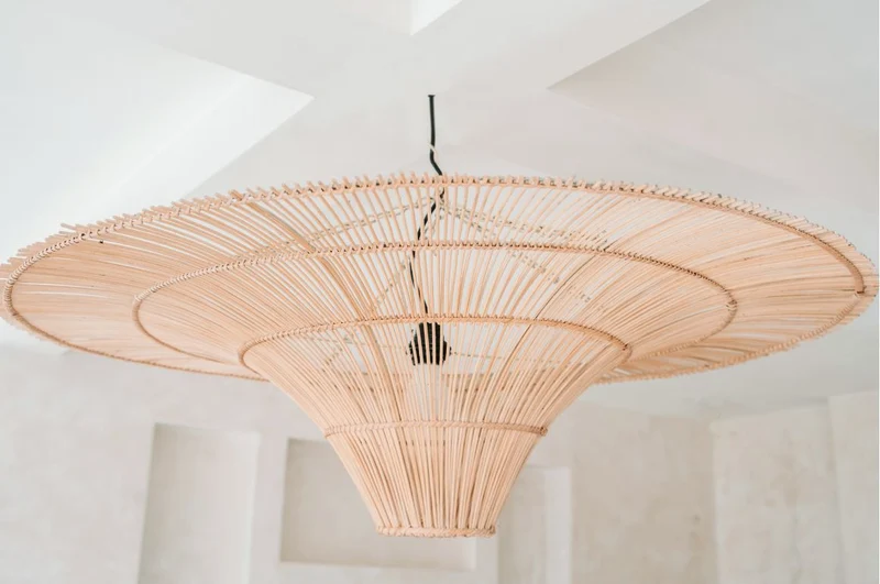 Pendelleuchte Sky natur 110 cm Rattan