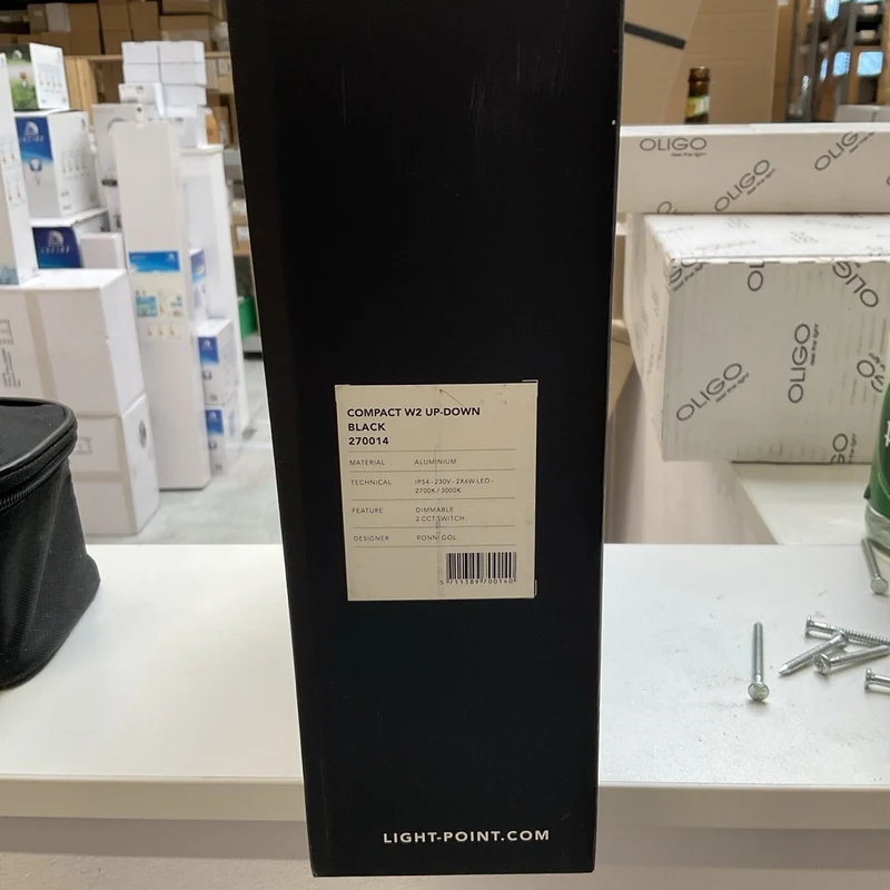 LIGHT-POINT Compact W2 Up/Down Schwarz – Abverkauf