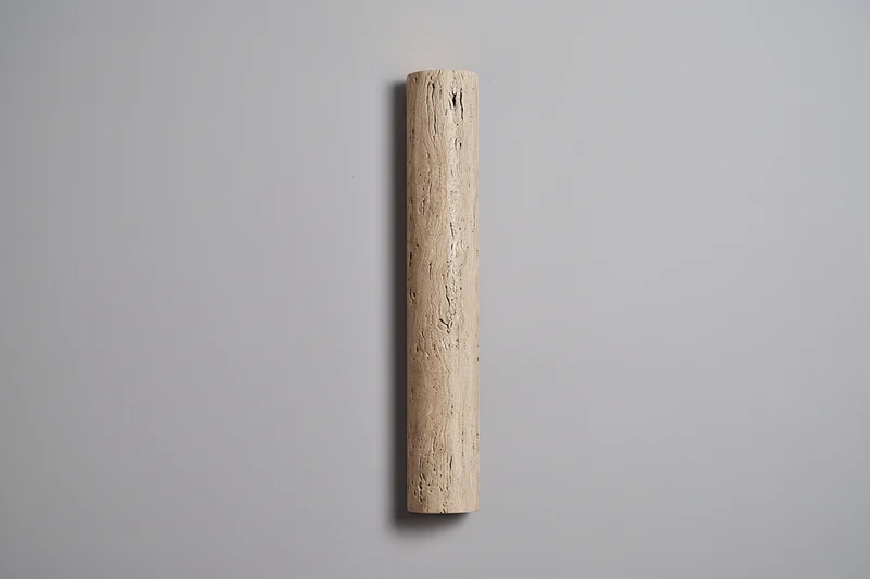 Natural Travertine Stone LED Wall Sconce | CL889901