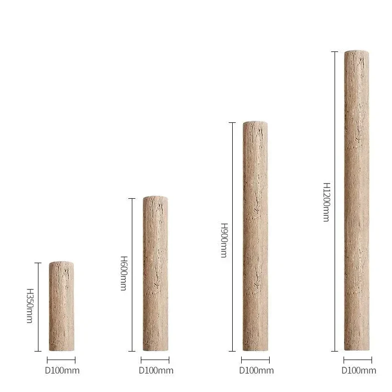 Natural Travertine Stone LED Wall Sconce | CL889901