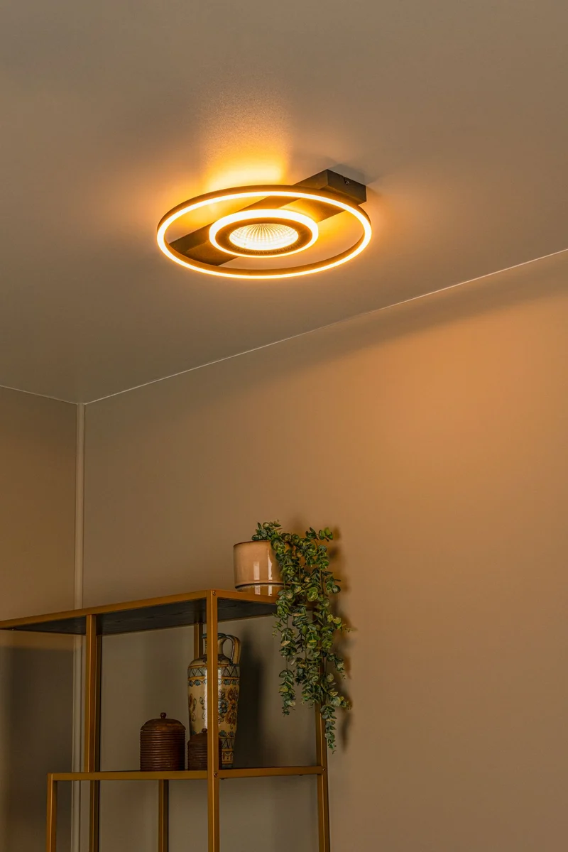 LED-Deckenleuchte Marcia dimmbar Schwarz