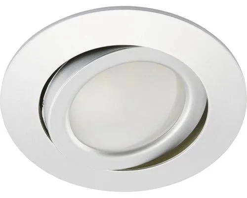 3er Set LED Einbaustrahler – schalterdimmbar in 4 Stufen, schwenkbar, Ø 68 mm, warmweiß 3000 K, Aluminium-Optik
