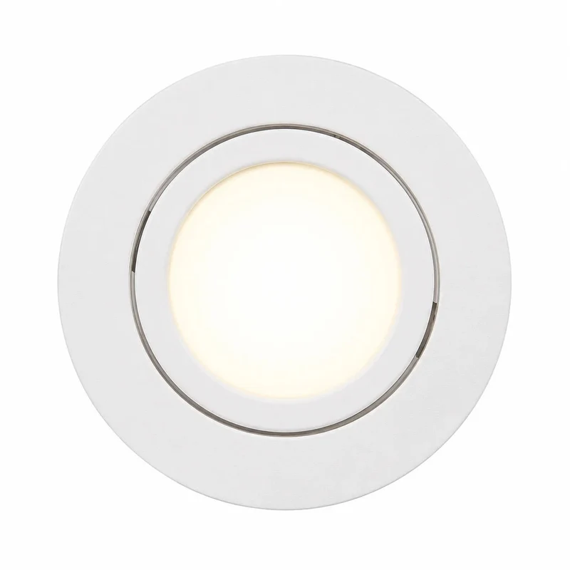 LED Einbaustrahler Click-Dim 68 mm – schwenkbar, Aluminium, 230 V