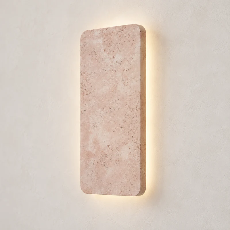 Rosa Travertine Wall Lamp | CLGH89522