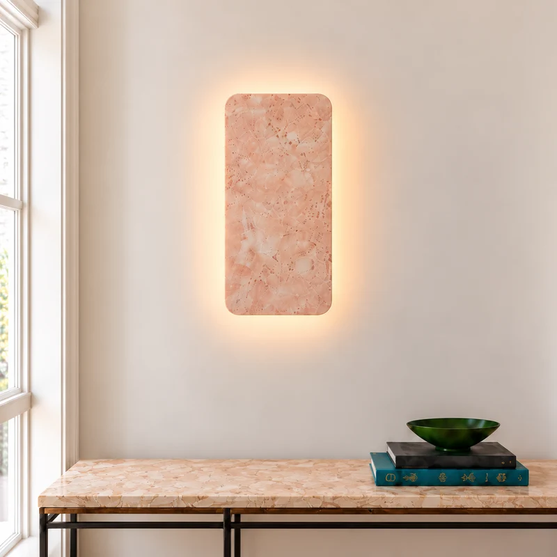 Rosa Travertine Wall Lamp | CLGH89522