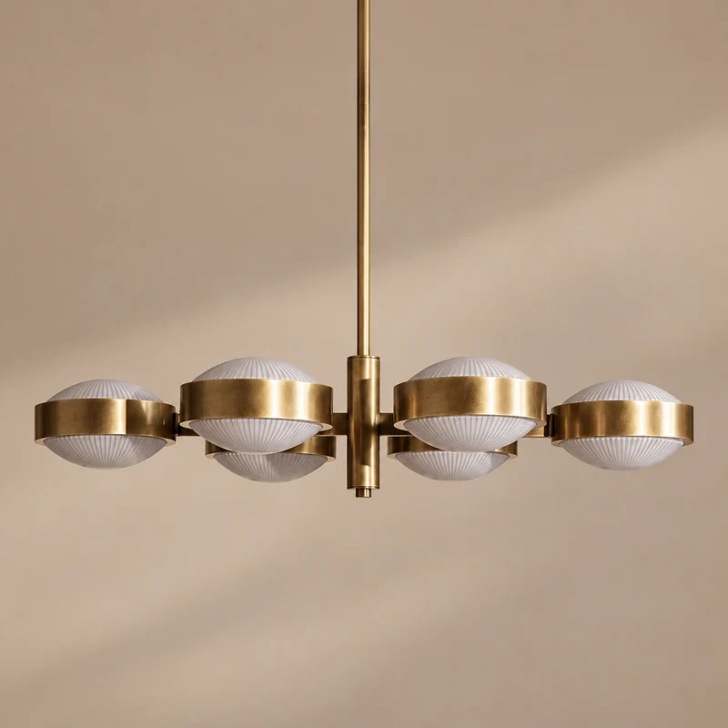 Edith Brass Linear Chandelier | CLEDDI89Q