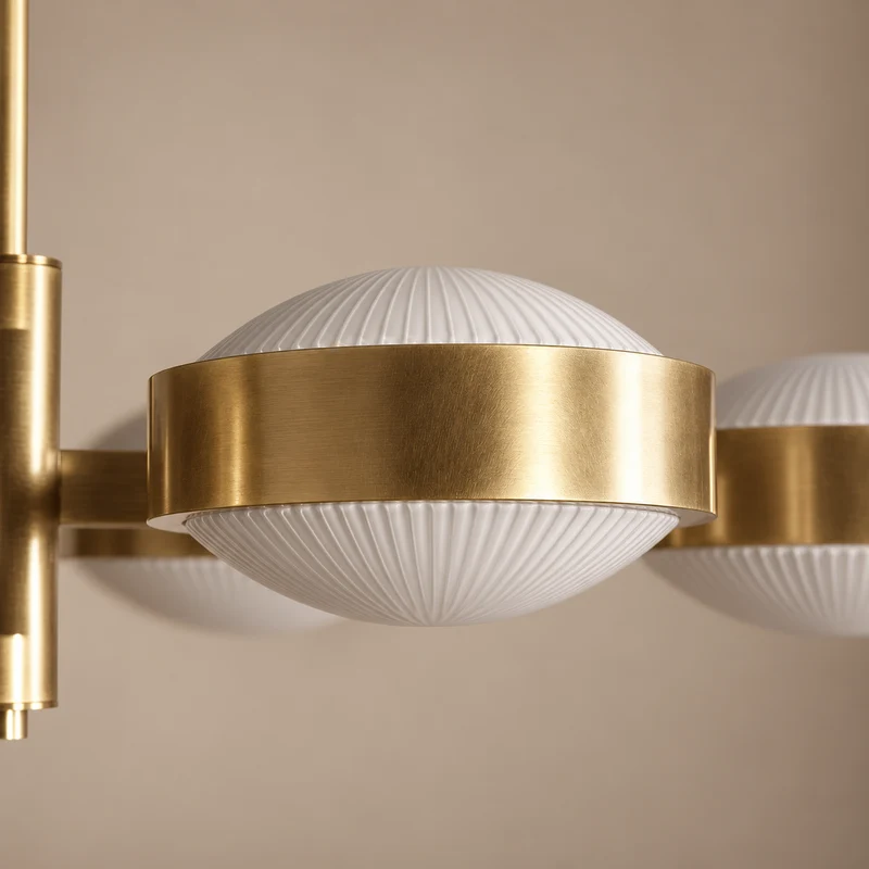 Edith Brass Linear Chandelier | CLEDDI89Q