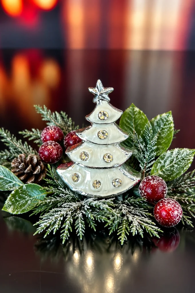Deko Weihnahtsbaum pearl sortiert