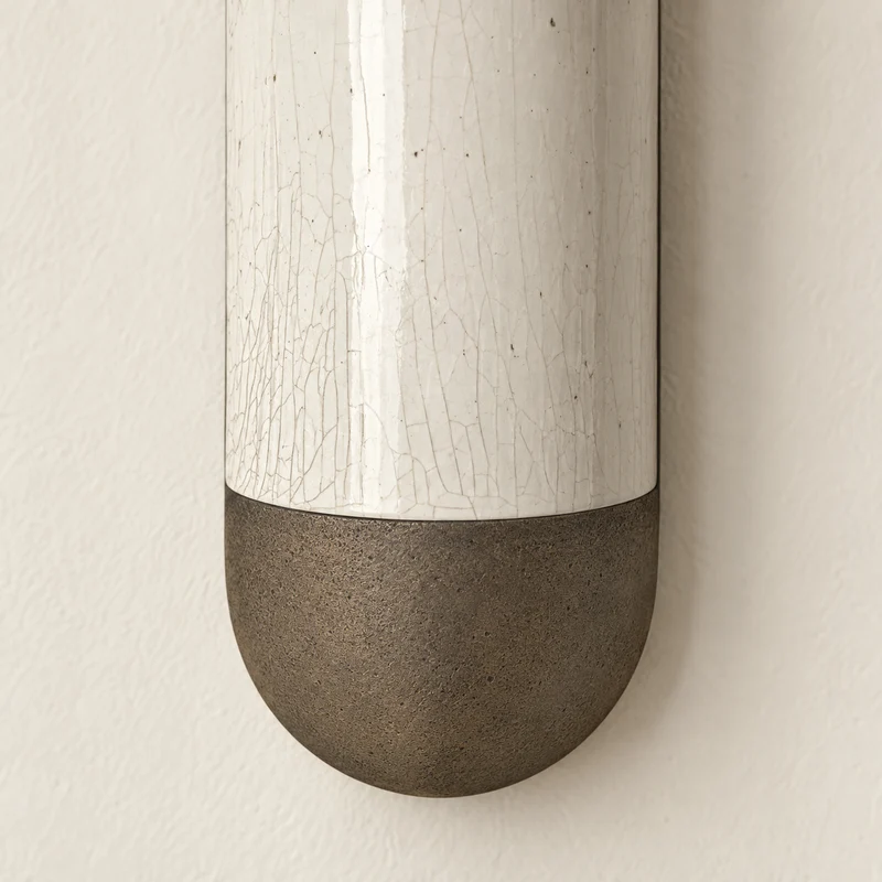 Crackle Ceramic Wall Sconce | CLWABH015