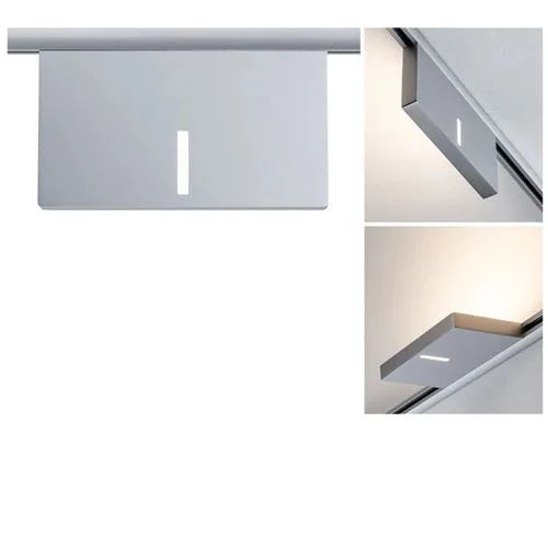 LED Spot Uplight Case eckig 16 W Urail Schienensystem – Silber | Paulmann