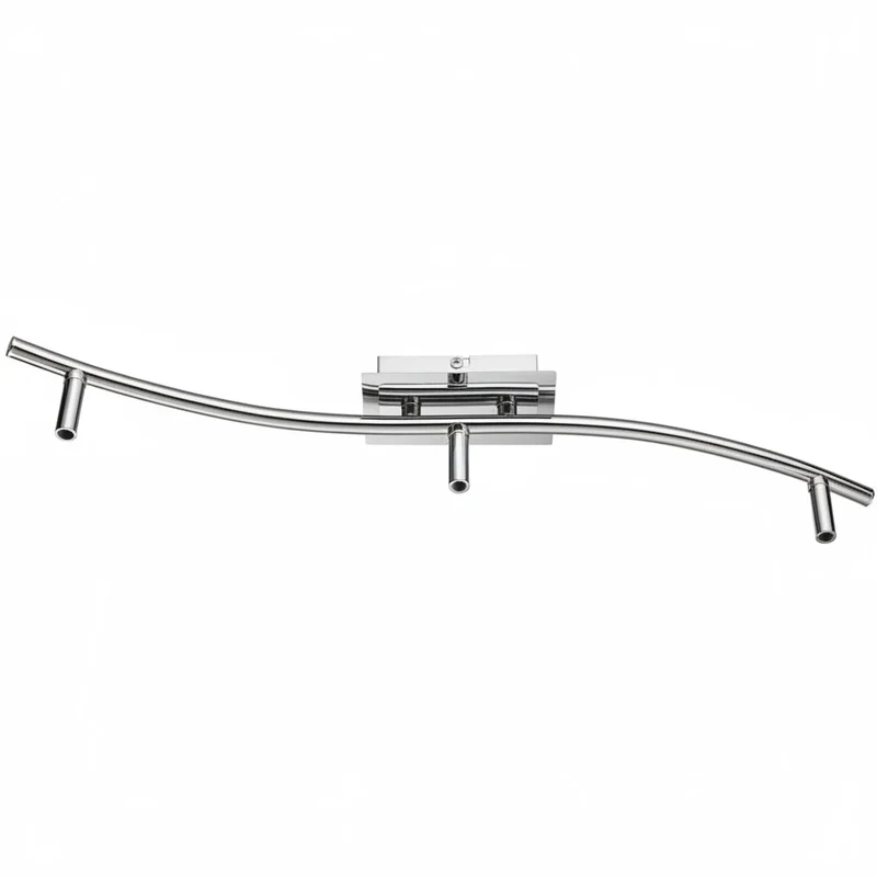 Armatur Deckenlampe 3 flammig 55cm Chrom eckig ESTO Vario Home