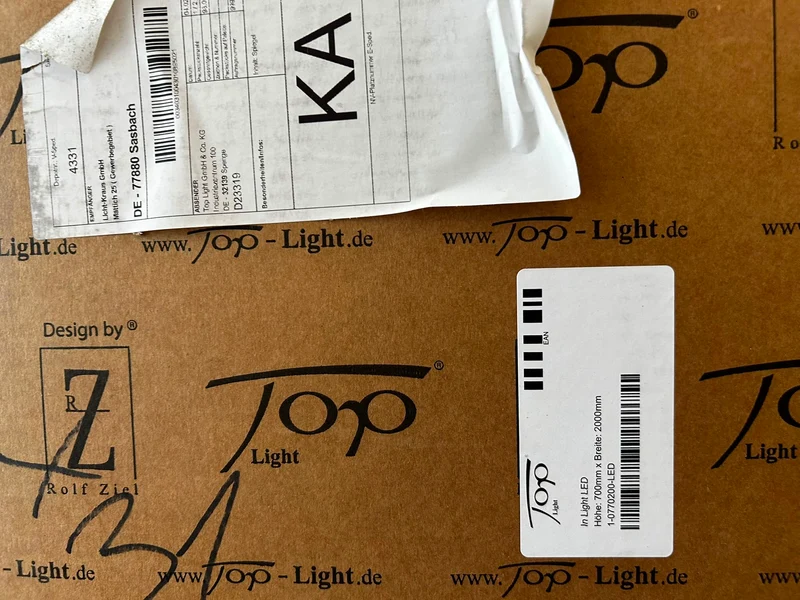 Lichtspiegel InLight LED 200 × 70 cm - Abverkauf