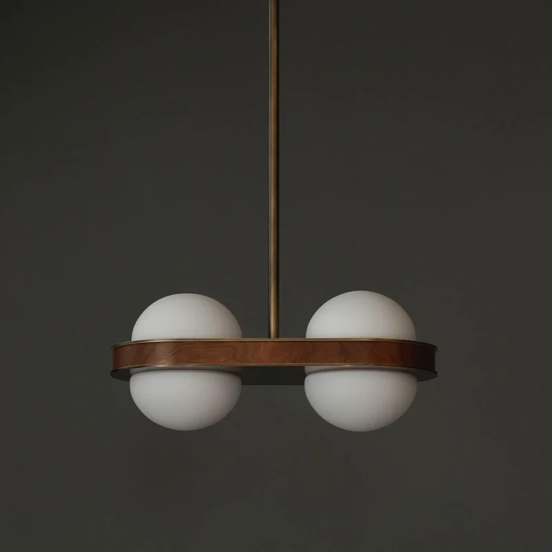 Wood & Brass Pendant | CLHTL026