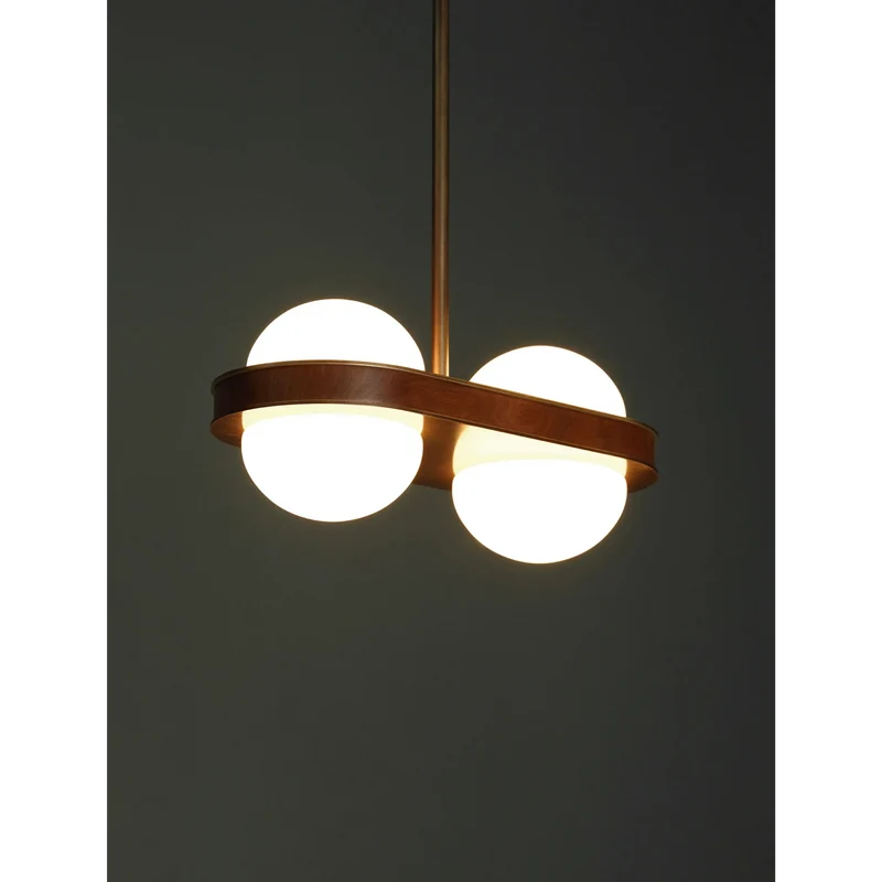 Wood & Brass Pendant | CLHTL026