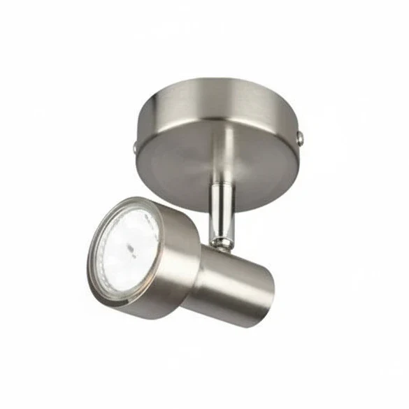 Briloner SUB LED Wandleuchte 1-flammig – schwenk- & drehbar, GU10, matt-nickel, warmweiß