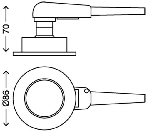 LED Einbaustrahler Set 3-flammig FIT – GU10, IP23, Aluminium, schwenkbar