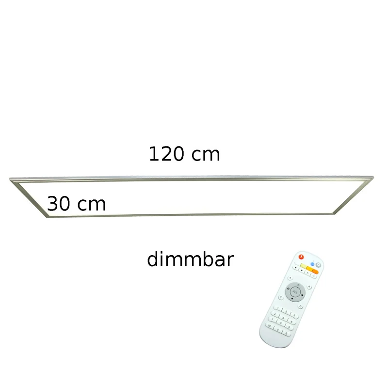 LED-Panel Vollspektrum 120 x 30 cm | flimmerfrei, UGR<19, 5700K