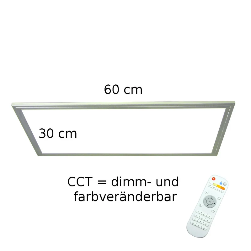 LED-Panel Vollspektrum 60 x 30 cm | flimmerfrei, UGR<19, 5000K