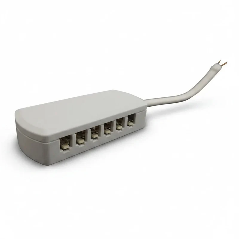 LED AR Verteiler 6-fach – mini & flach, für LED-Trafo / Netzteil