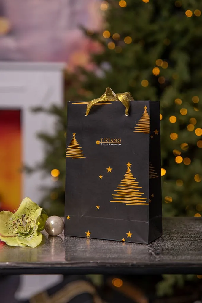 Tüte Weihnachtsbaum schwarz