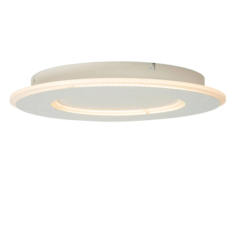 LED-Deckenleuchte Axelle 3-stufig dimmbar rund Ø 39,6cm Weiß