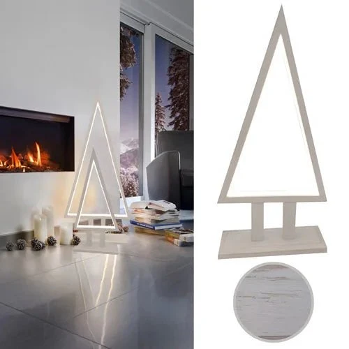 Sompex Pine Wood LED-Tannenbaum Weiß, 38 cm – mit optischen Fehlern