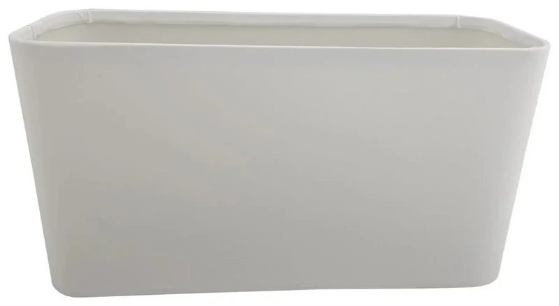 Lampenschirm klein Stoff Textil weiß eckig E14 14 cm x 26 cm