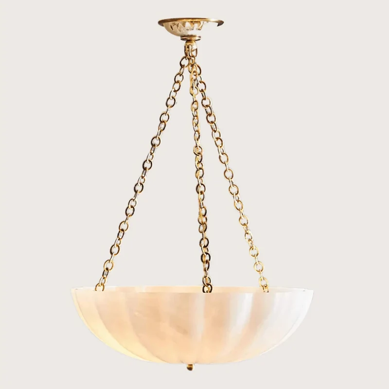 Frosted Glass Bowl Chandelier | CLVBG021