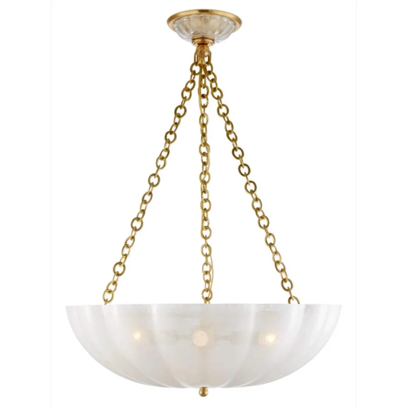 Frosted Glass Bowl Chandelier | CLVBG021