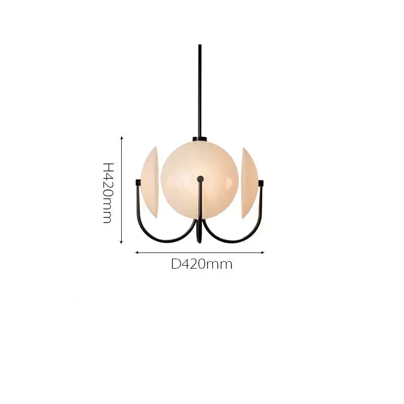 Opal Globe Orbit Semi Flush | CLDFTS27