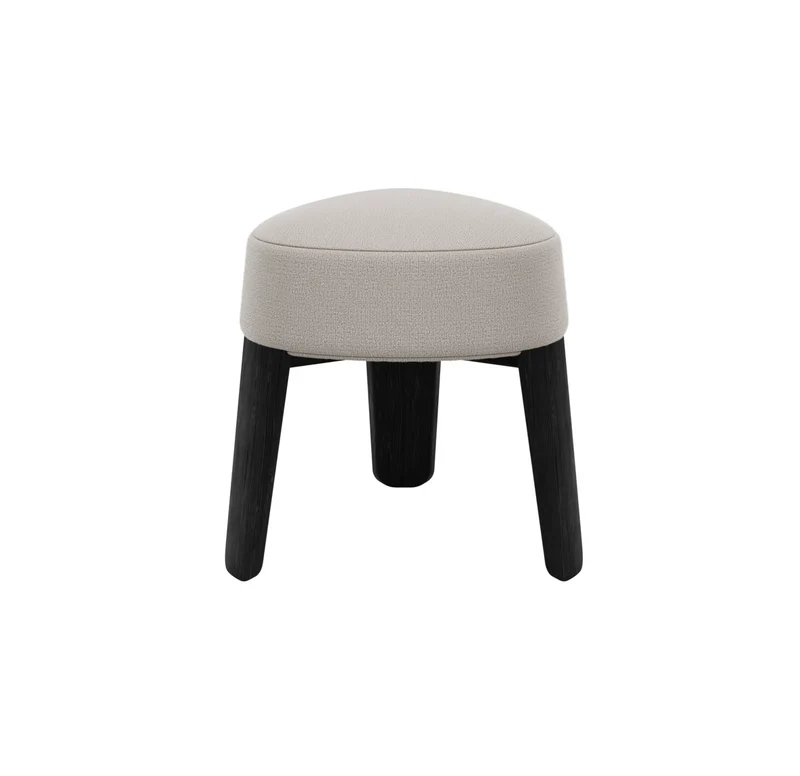 Hocker Kuon Desert schwarz beige Blomus