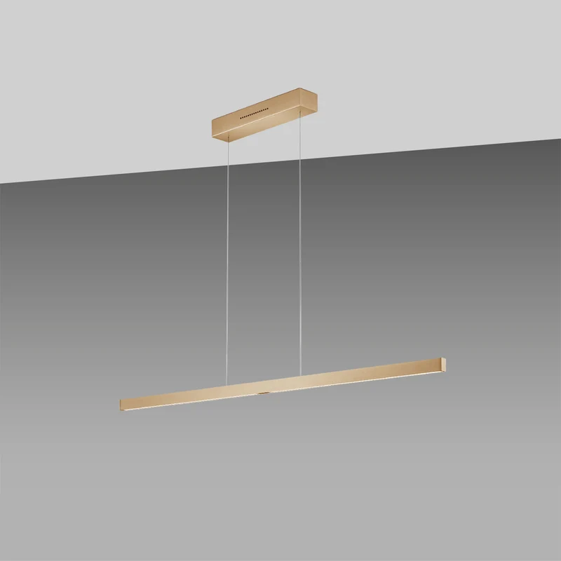 Pendelleuchte Linn mit Lift-Funktion 128cm, bronze, Abverkauf