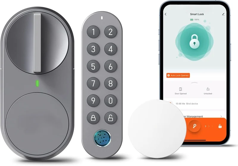 Trano Smartes Türschloss-Set mit Keypad Pro – Sicherheit, Komfort und moderne Technologie für Ihr Zuhause oder Gewerbe