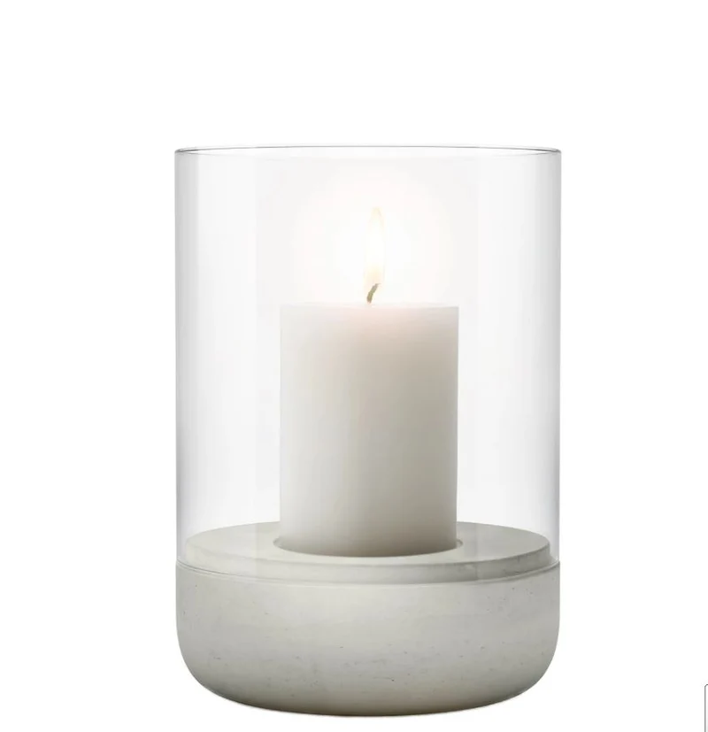 Windlicht CALMA Beton Size L Blomus