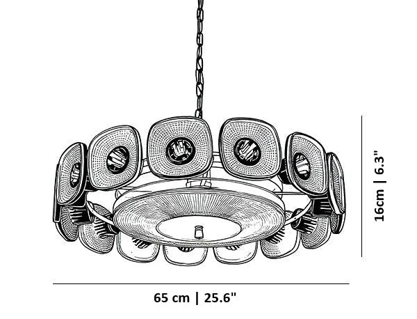 Olive Crystal Chandelier | CLDWW025