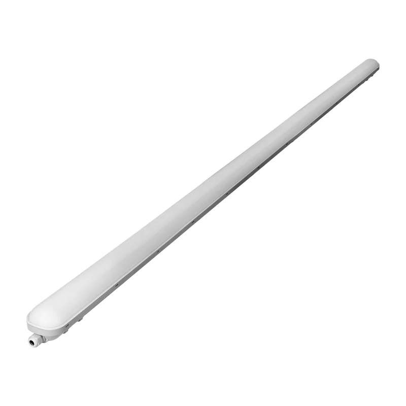 Trano LED Feuchtraumleuchte 18W/36W/48W | 1800–4800lm | 4000K Neutralweiß | IP65 IK08 | SMD LED Wannenleuchte Garage Lagerhalle