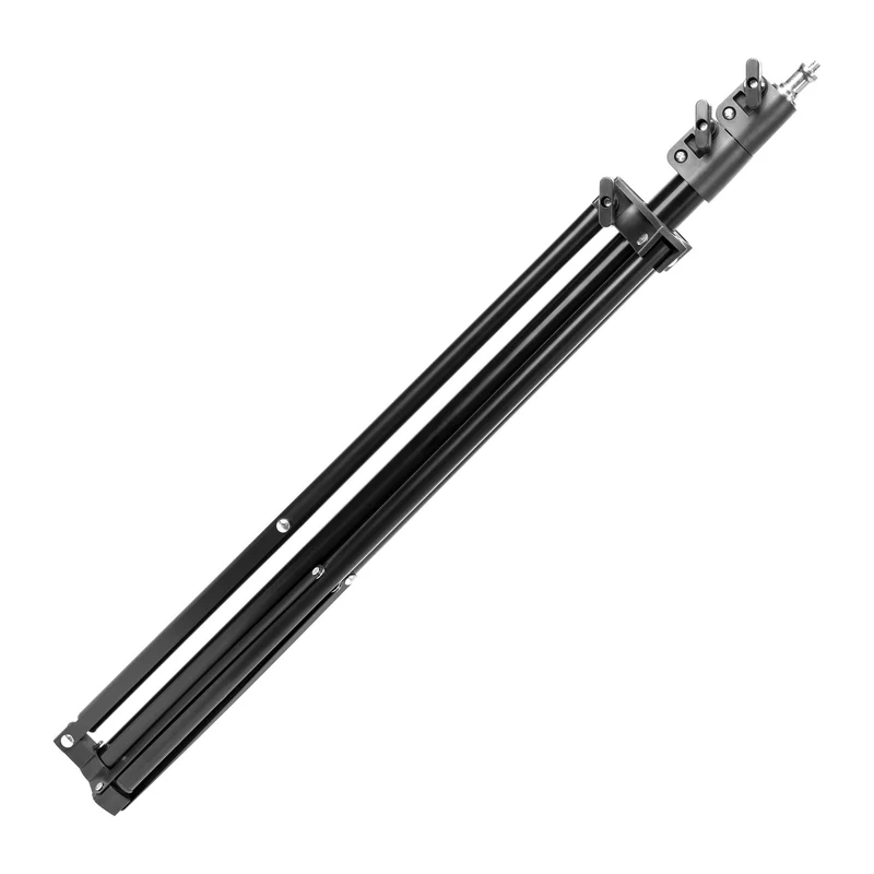 Trano LED Baustrahler Set 55W – 4950lm, 6500K, klappbar mit 5 Flügeln, höhenverstellbares Stativ 68–210cm, E27, IP20, 2m Kabel