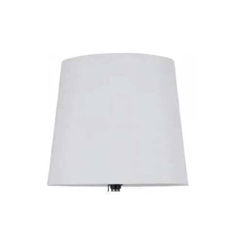 Lampenschirm konisch Stoff weiß E27 Ø25 cm Tischlampe
