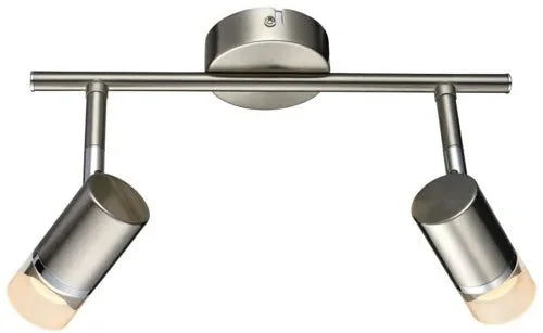 Armatur Deckenlampe 2-flammig 30 cm – silber – ESTO Vario Home Baukastensystem
