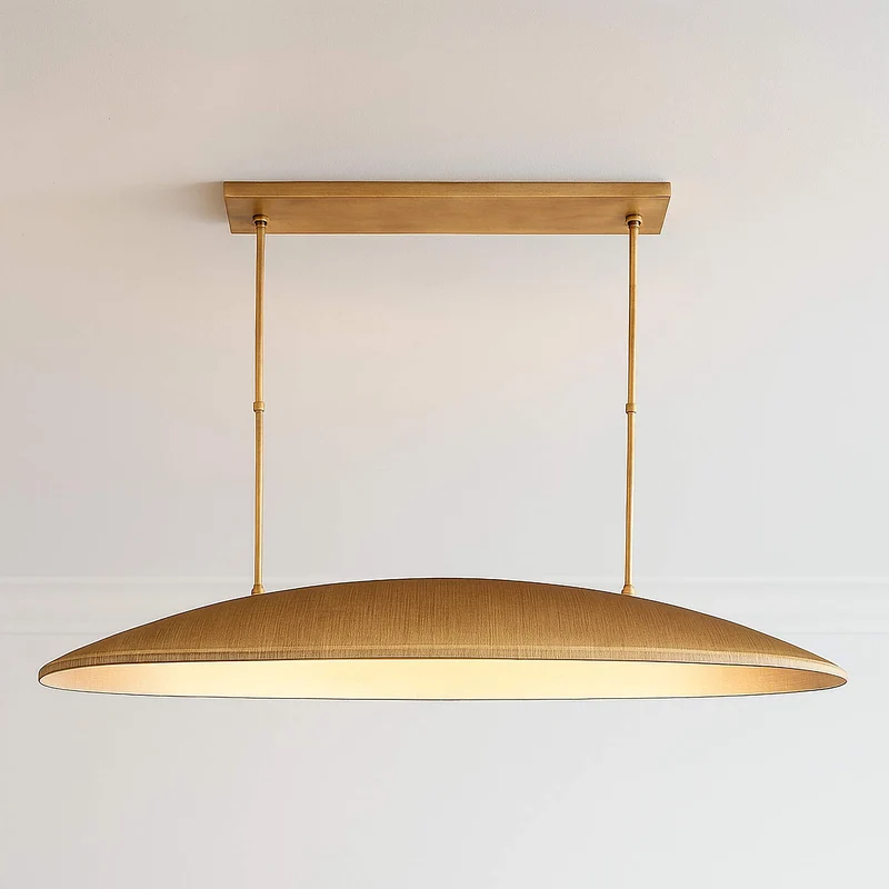 Linear Brass Pendant Light | CLMJU014