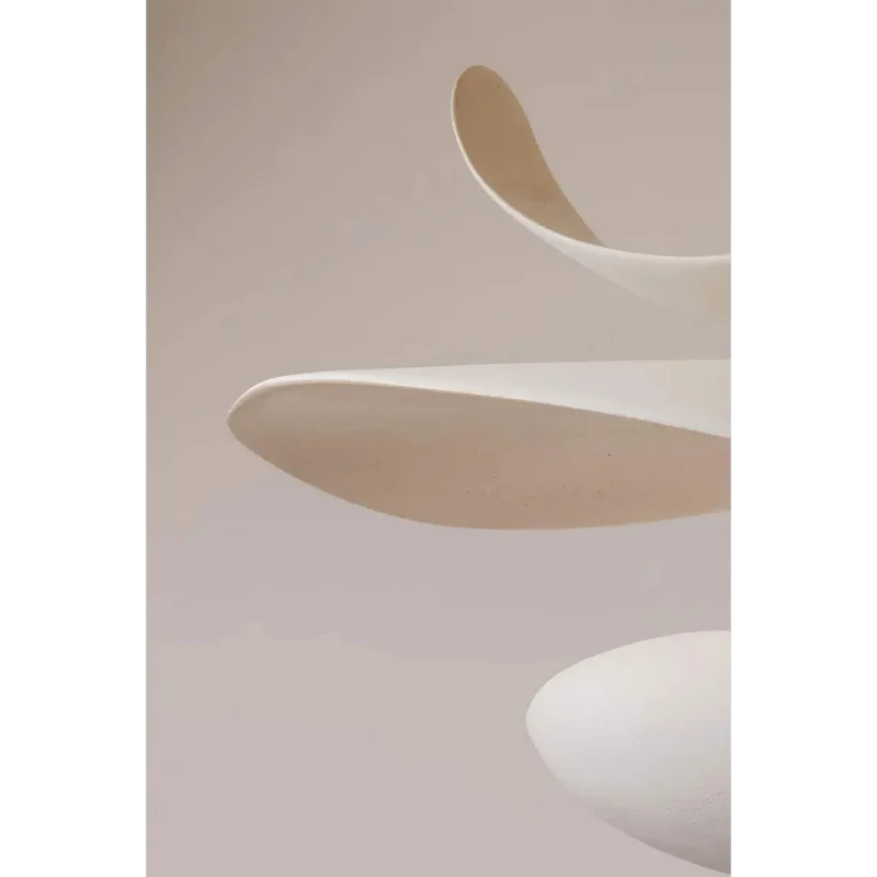 3-Blade Sculptural Plaster Pendant | CLLEA23