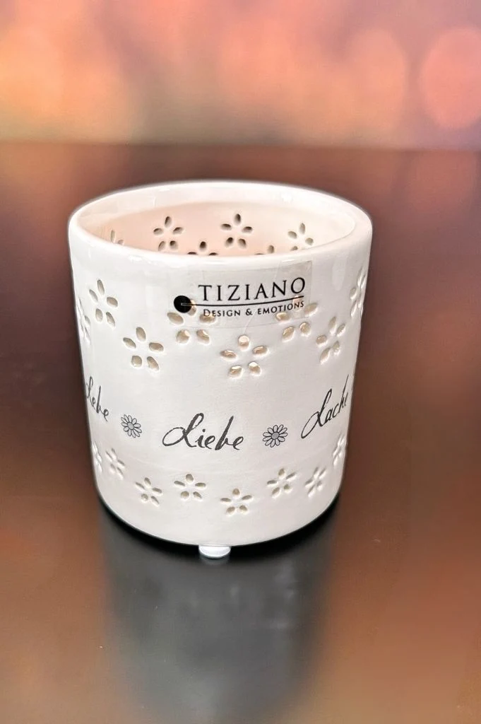 Tischlicht Mazano Blume 7cm Lebe...