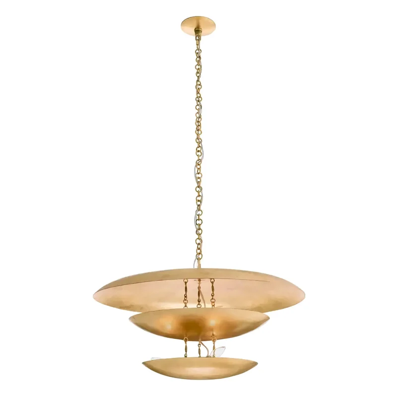 Sculptural Gold Tiered Pendant | CLIS0960