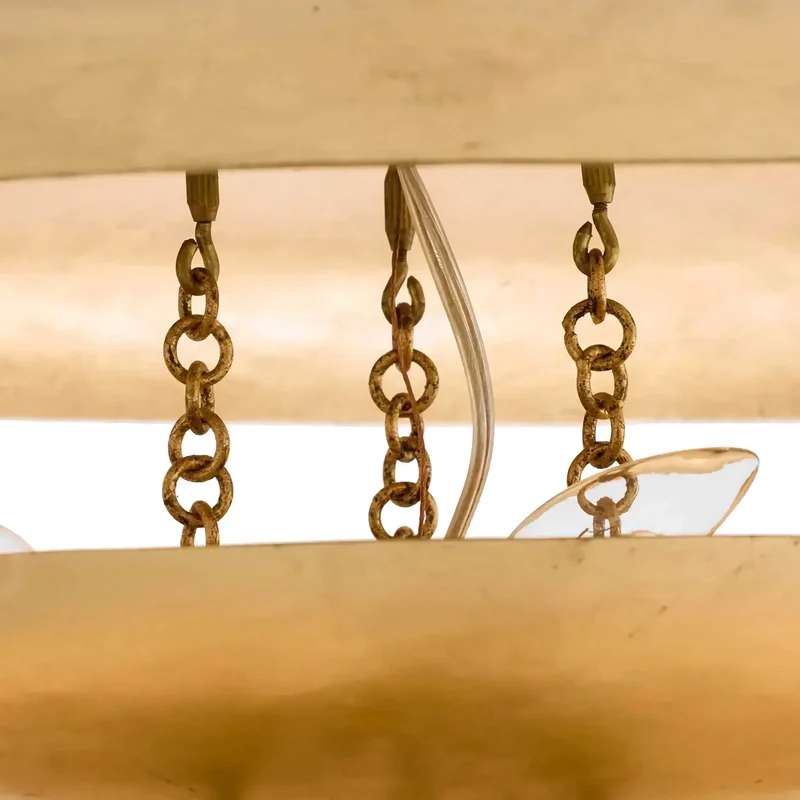 Sculptural Gold Tiered Pendant | CLIS0960