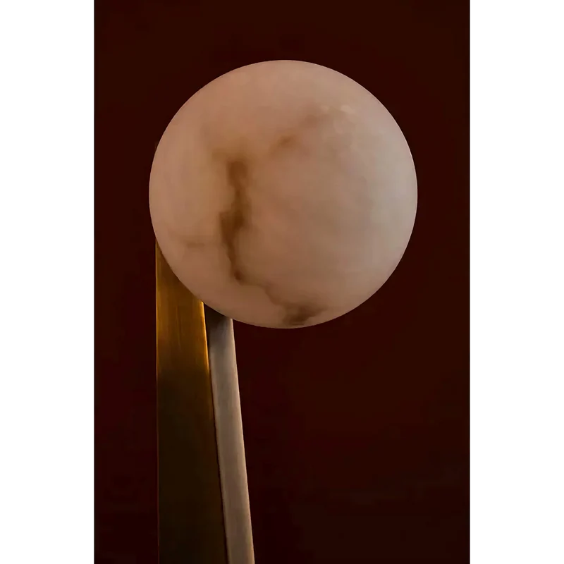 Sculptural Floor Lamp | Patinated Brass | CLORB0281K